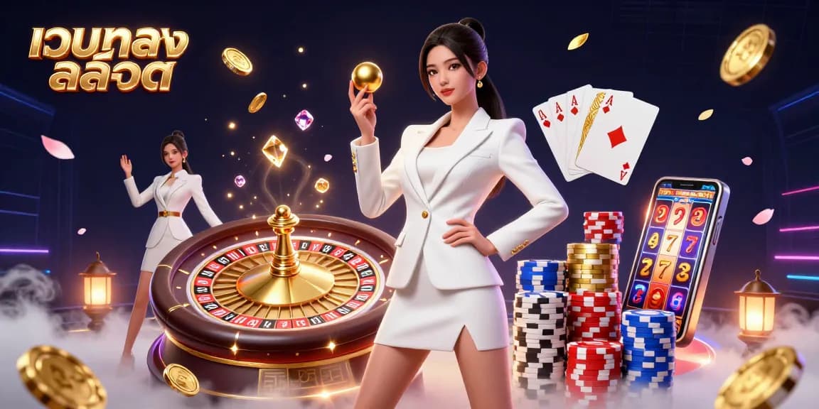สัมผัสประสบการณ์การเล่นเกมที่น่าตื่นเต้นกับ เว็บตรงสล็อต ที่มีฉากคาสิโนสุดหรูและส่วนประกอบที่มีพลศาสตร์