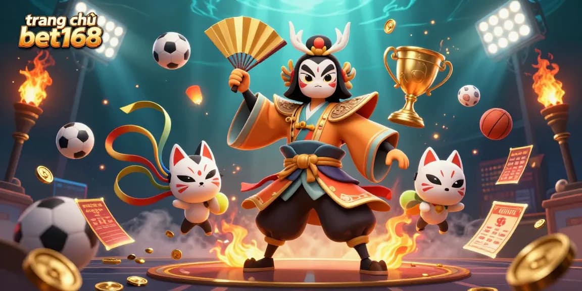 Experience thrilling action at trang chủ bet168 with dynamic sports elements and 3D illustrations.