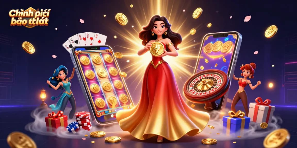 Experience Chính sách bảo mật commitment as vibrant coins rain down, enhancing the gaming atmosphere.