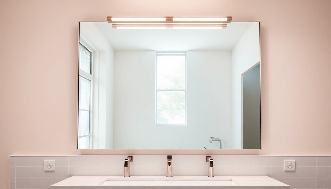 Enhance Your Space with a Stylish Bathroom Mirror with LED Light