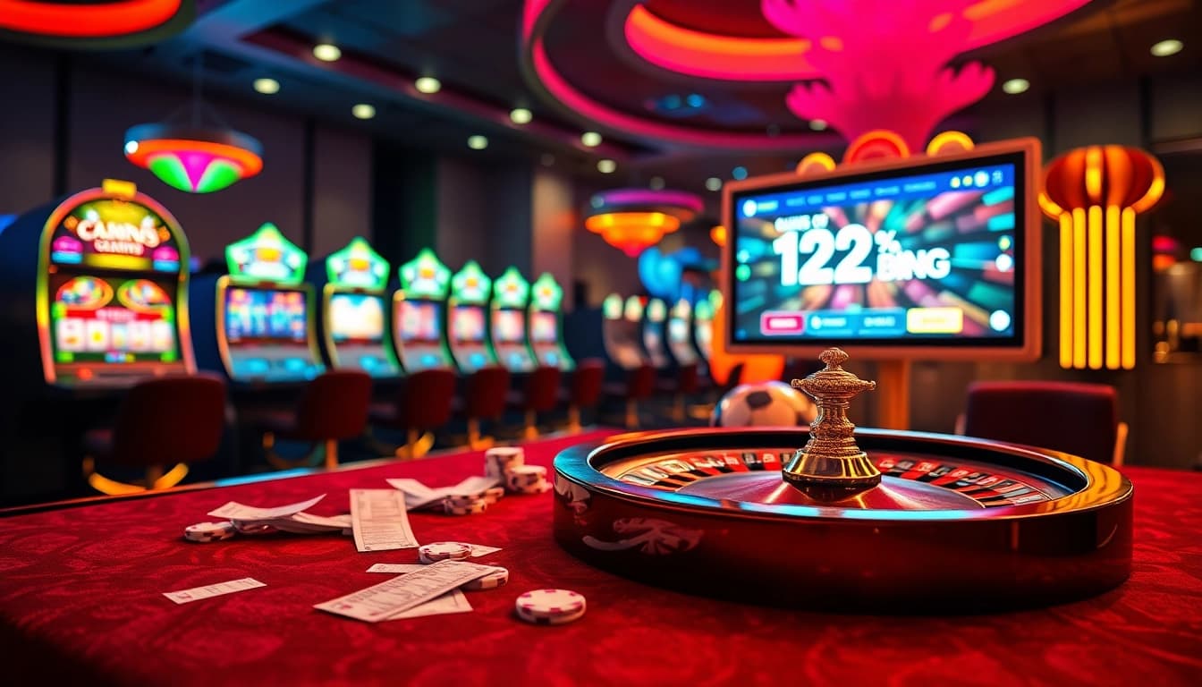 Betting with excitement at https://123b.ing/, featuring vibrant casino visuals and user-friendly interface.