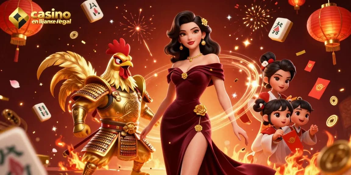 Vivez une action palpitante au casino en ligne légal en France avec des personnages vibrants dans une scène dynamique.