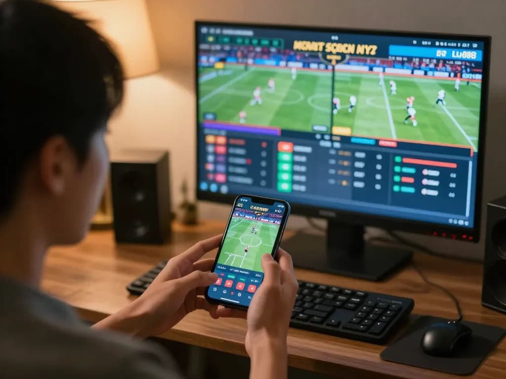 Betting action on Lu88 through mobile app in a cozy home setting enrichening the experience