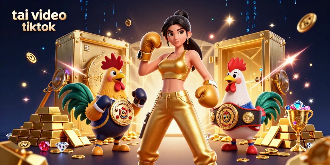 Download TikTok videos quickly with tai video tiktok, featuring vibrant casino-themed characters.