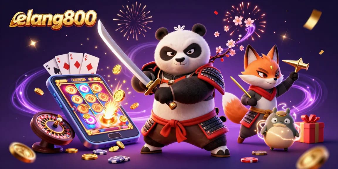 Experience thrilling wins at elang800 with the fierce samurai panda and dynamic casino elements.