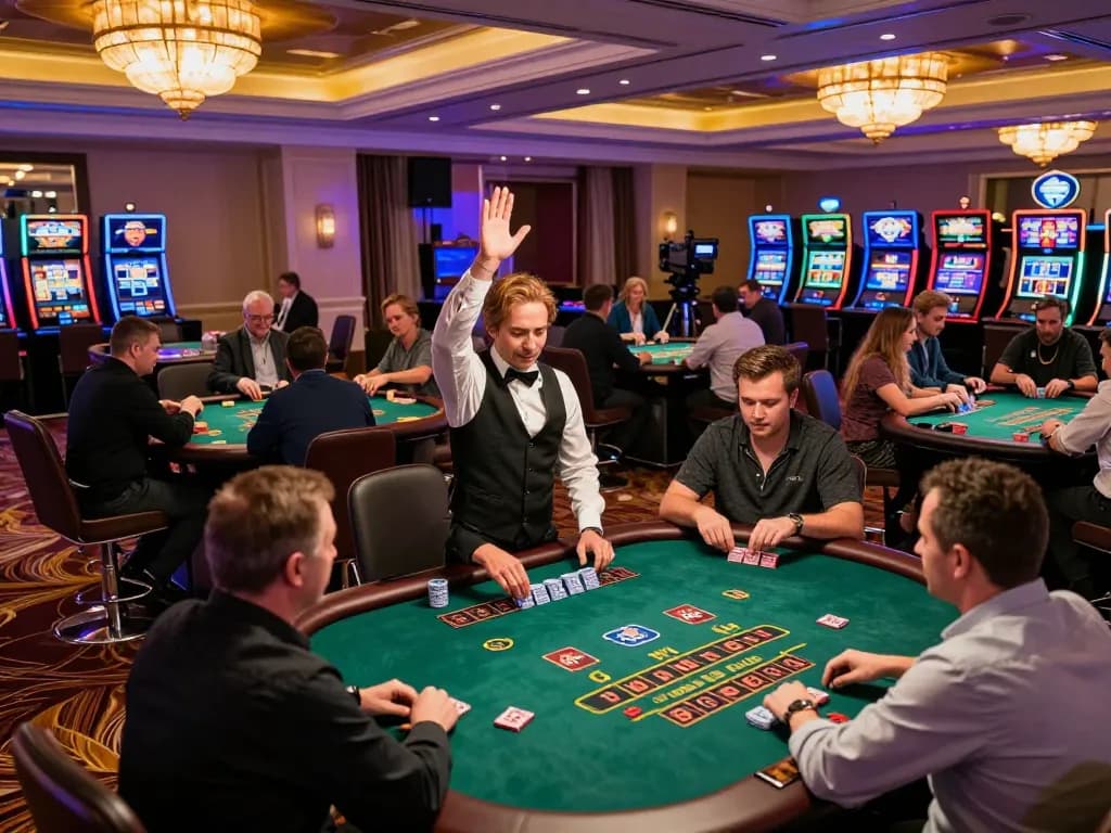 Experience the thrill of live blackjack at 88aa casino with players making strategic moves.