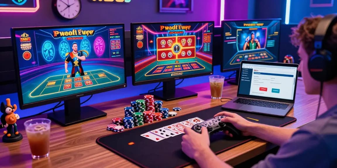 Experience the excitement of credit card casinos with https://scoarch.org.uk player engaged in vibrant gaming.