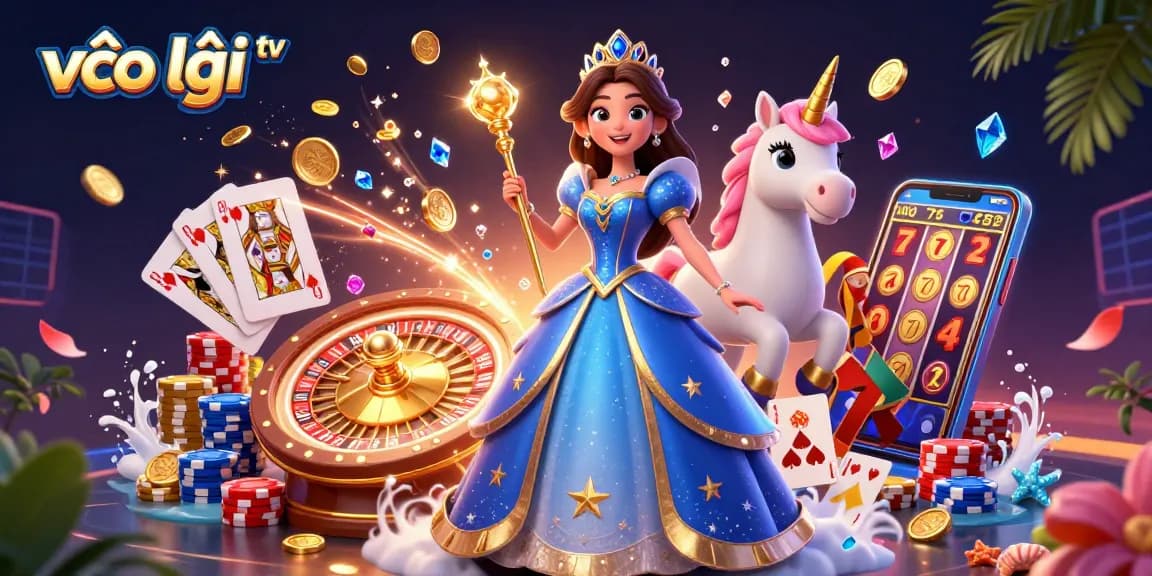 Experience the excitement of gambling with vào lưới tv featuring a stunning woman and enchanting unicorn.