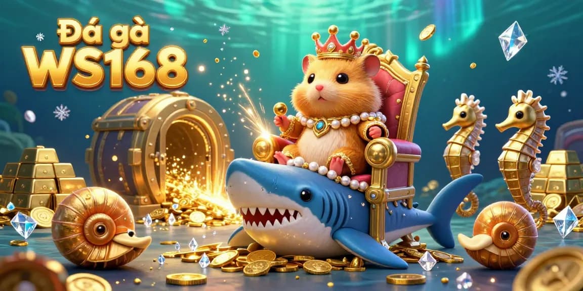 Experience the thrill of cockfighting with Đá gà WS168's vibrant scene filled with treasures and excitement.