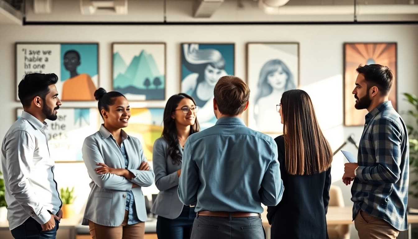 Collaborative environment with a business coach Los Angeles guiding professionals in growth strategies.