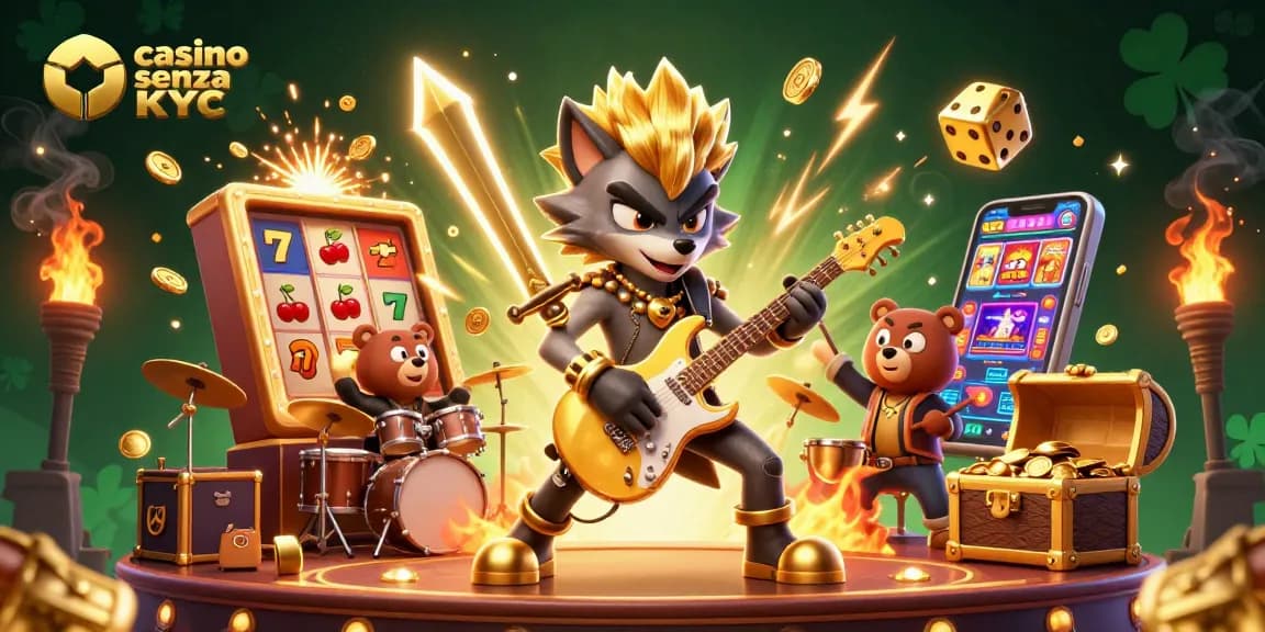 Vivi un'esperienza di gioco emozionante presso casinò senza KYC con personaggi selvaggi e esplosioni di jackpot.