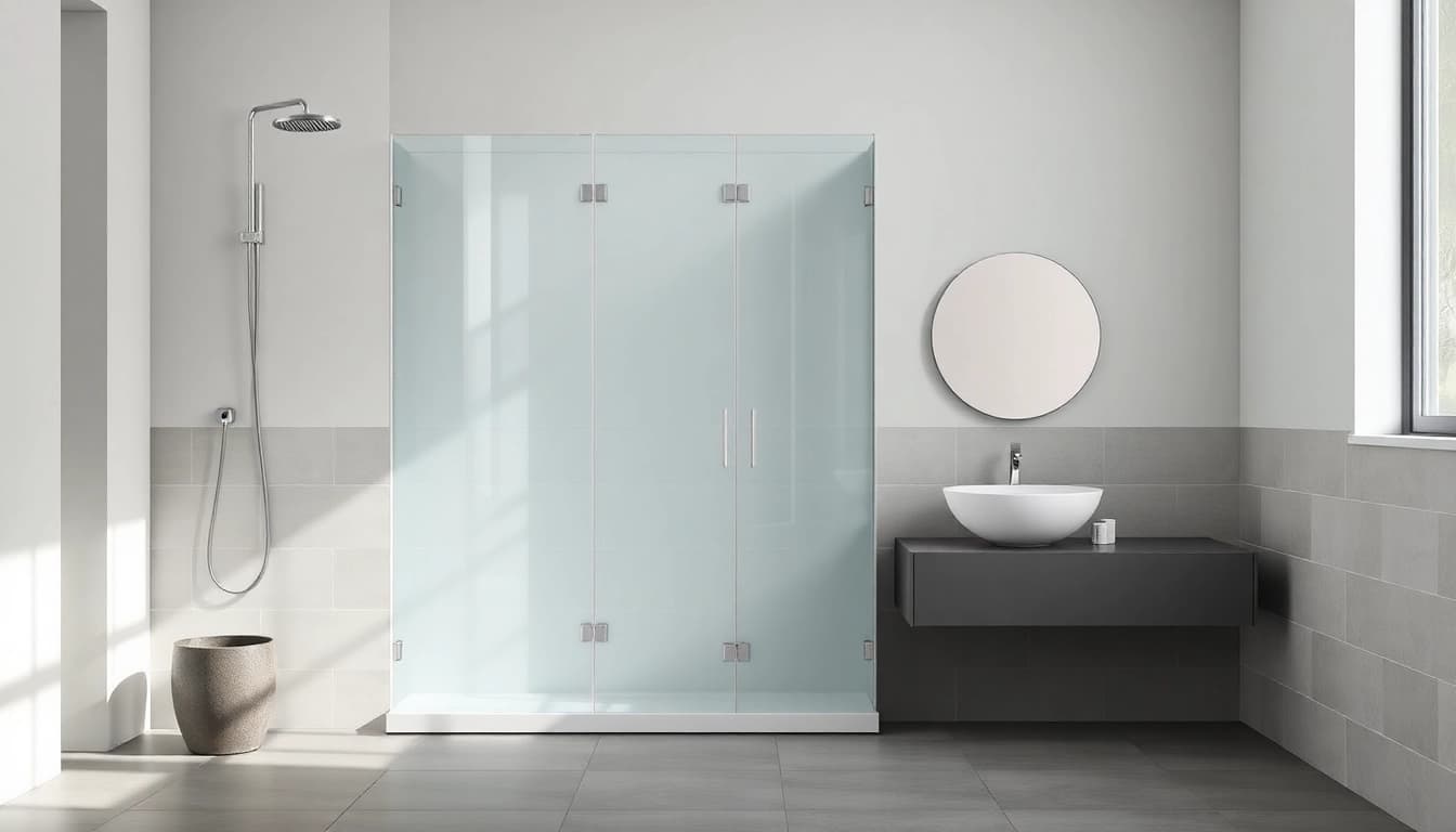 Erleben Sie die moderne sonni Duschkabine 80x80 in einem eleganten Badezimmer-Setup.