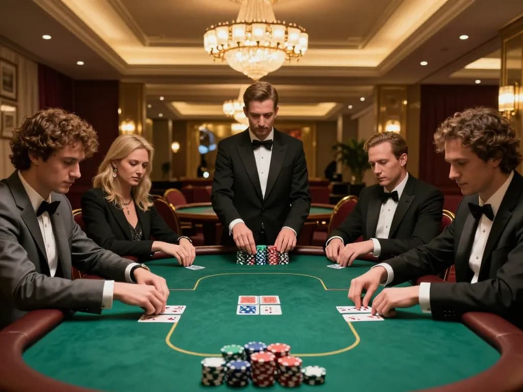 Engaging poker hands at 789win’s exclusive VIP room showcasing high-stakes gameplay.