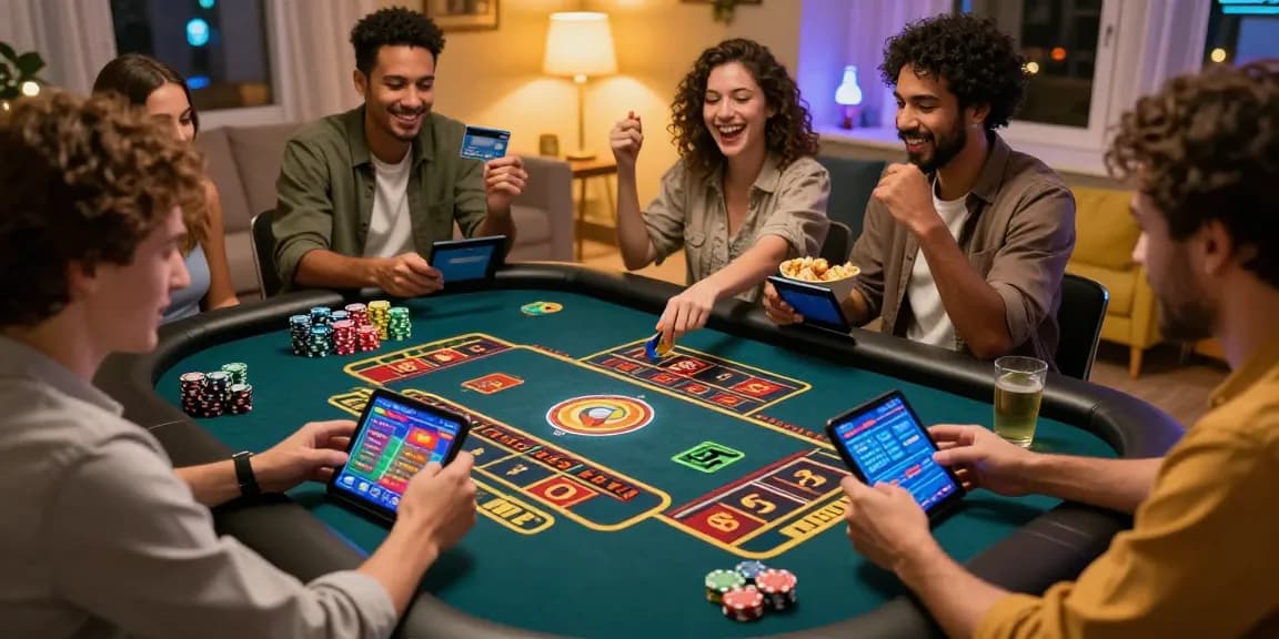 Engaged players enjoying credit card gaming at being-there.org.uk online casinos.