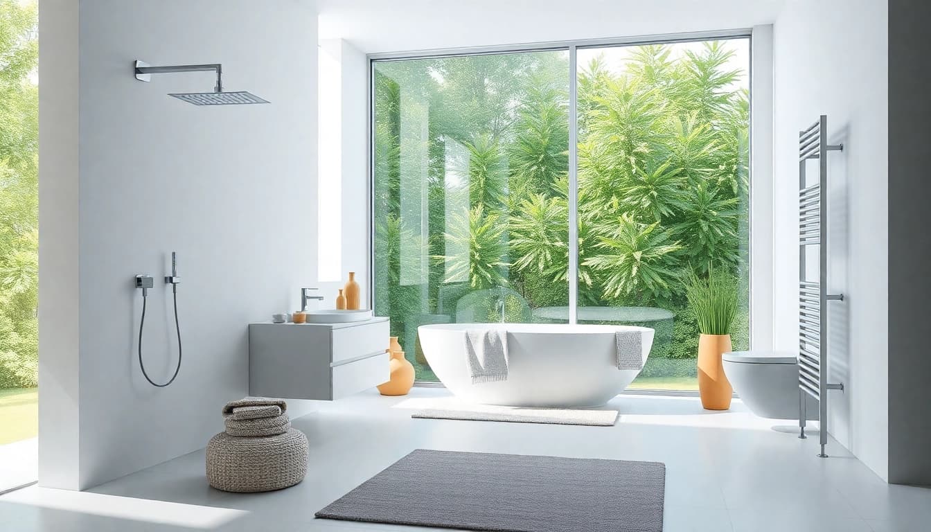 Entdecken Sie die stilvollen Sonni sanitär Produkte für Badezimmer mit modernen Duschen und Heizkörpern.