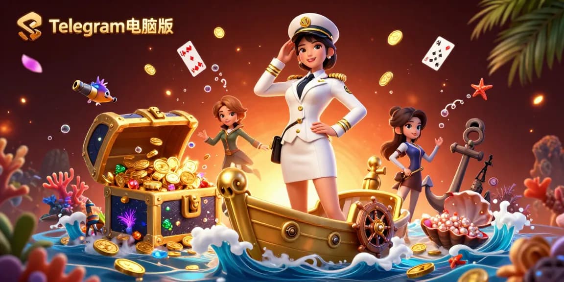 体验沉浸式游戏，使用Telegram电脑版应用，拥有动态插图和激动人心的设计元素。