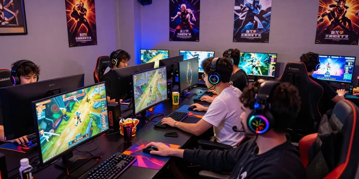 Online gaming excitement at https://naga2000.tech with diverse players enjoying vibrant gameplay and high-energy environment.