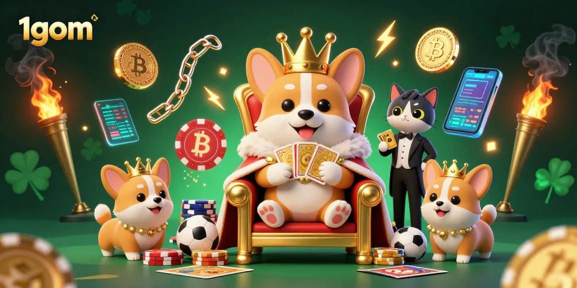Bet on your favorite sports with 1gom's vibrant 3D casino scene filled with excitement.