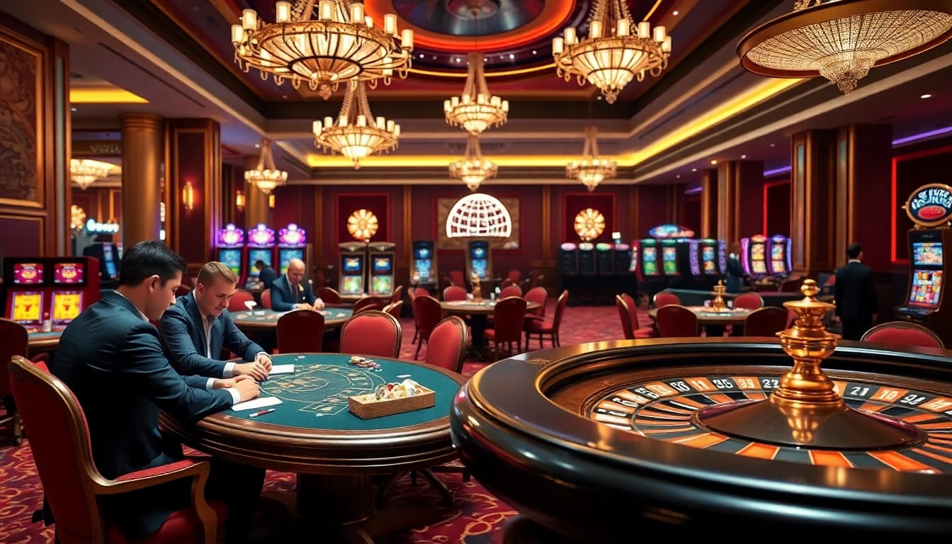 Vivez l'excitation du jeu au meilleur casino en ligne avec des tables dynamiques et des machines à sous de luxe.