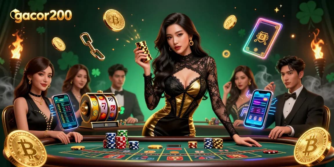 Join gacor200 for exclusive baccarat action at a VIP table with high-value chips.