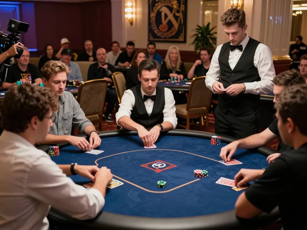 DABET's thrilling poker tournament showcases intense gameplay and strategic moments.