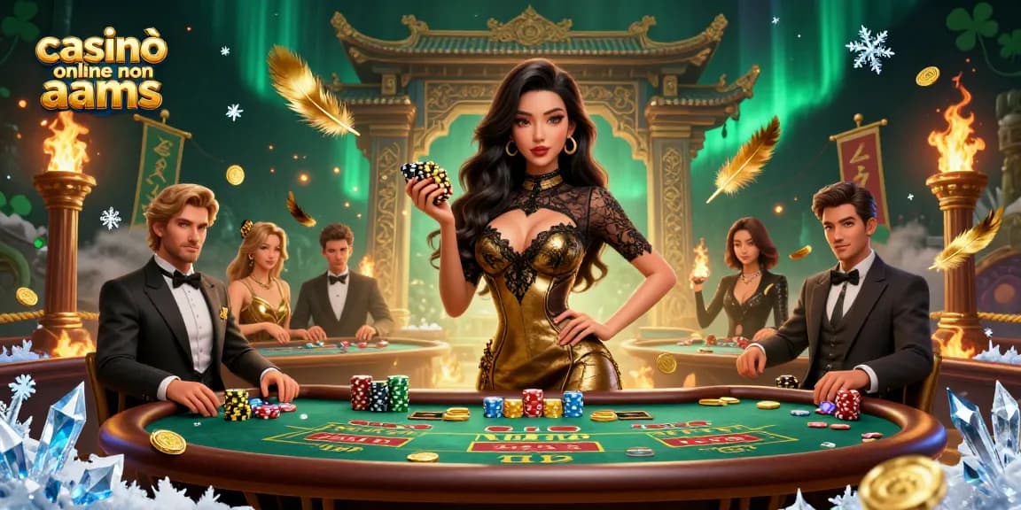 Scopri un emozionante gameplay nei casinò online non AAMS con esclusivi baccarat ad alto rischio e chip d'oro.
