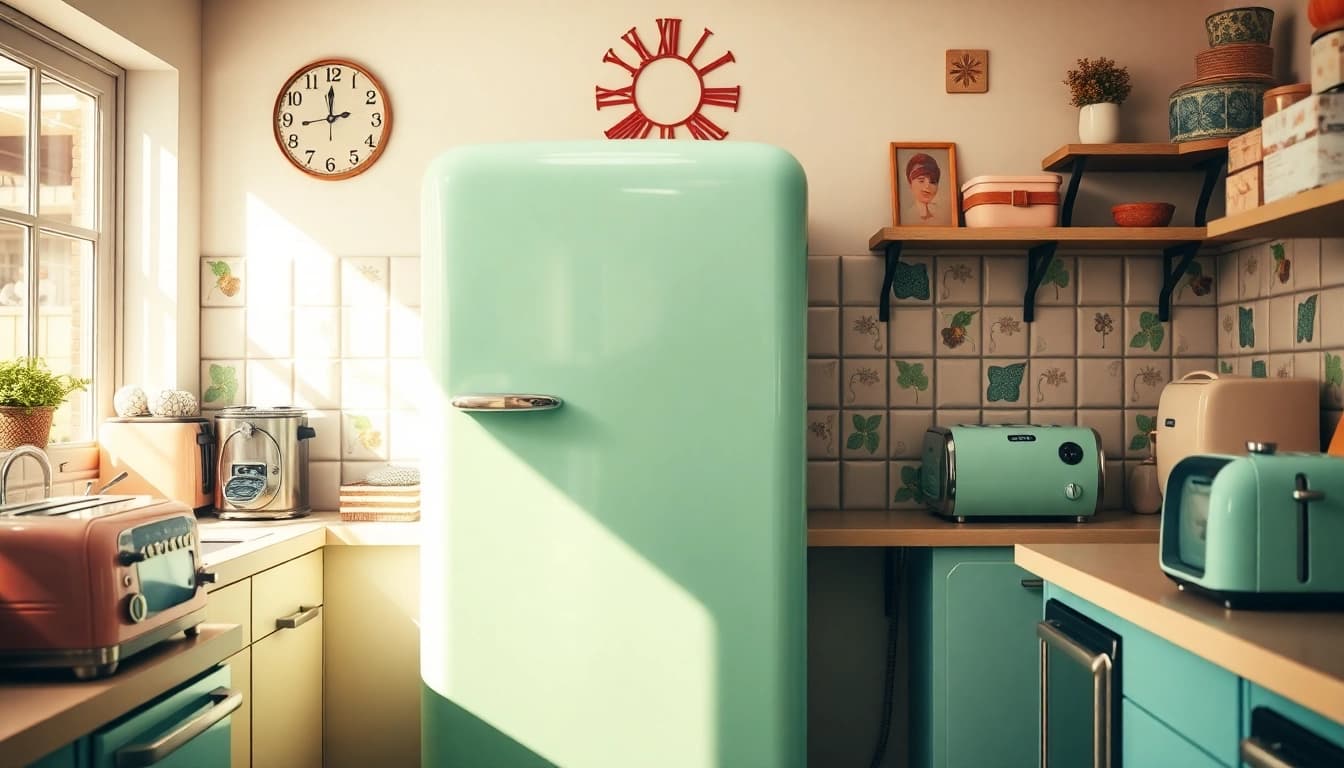 Elevate Your Kitchen Aesthetic with Stylish Retro Appliances