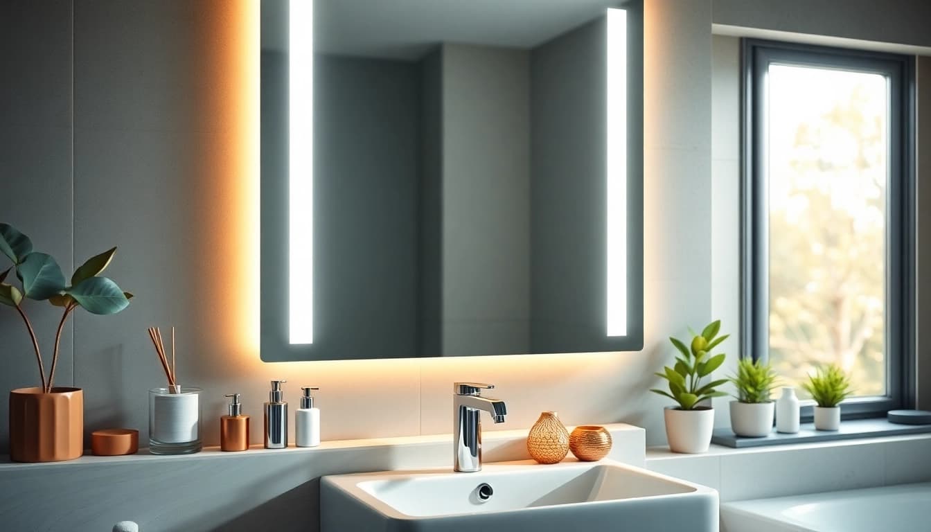Enhance Your Space with a Stunning Mirror with Lights