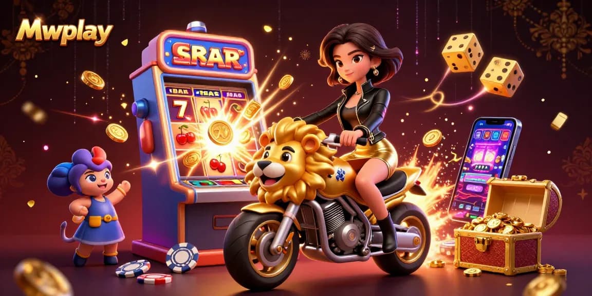 Experience thrilling games at Mwplay with iconic slot machines and lively casino action.