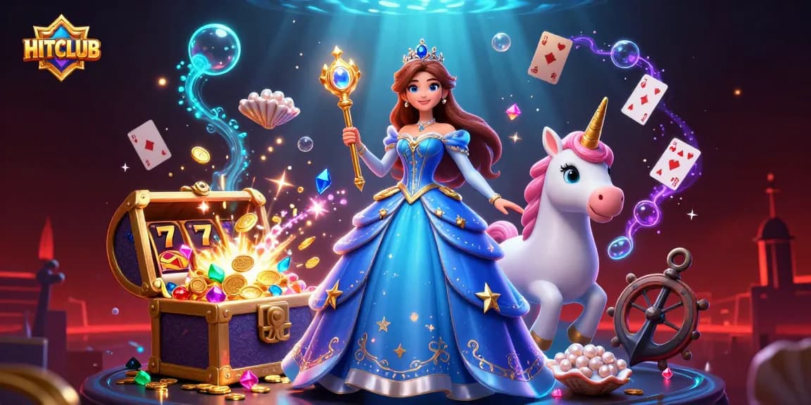 Play HITCLUB games and experience thrilling wins surrounded by magical elements.