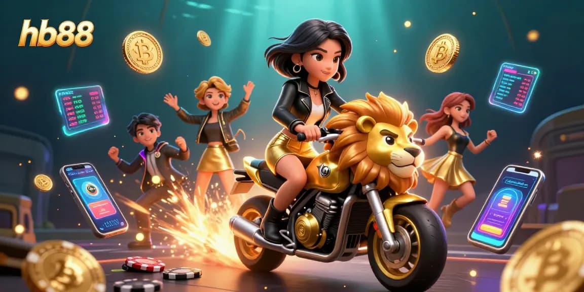 Join hb88 for an exhilarating gaming experience with dynamic characters and dazzling casino elements.