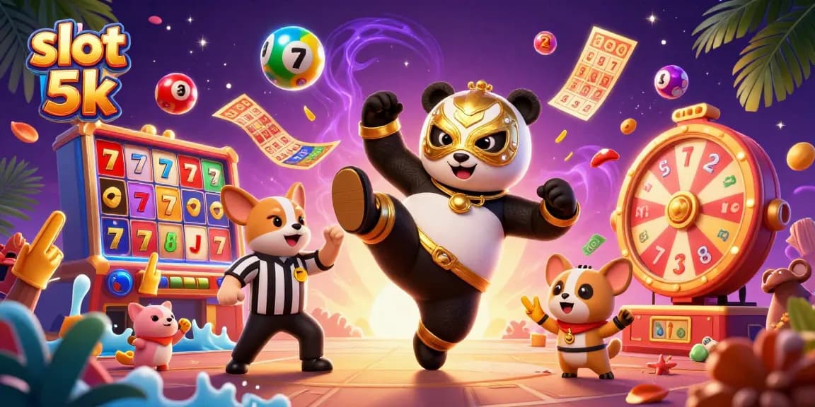 Experience thrilling slot 5k gameplay with exhilarating wins from colorful characters in action.