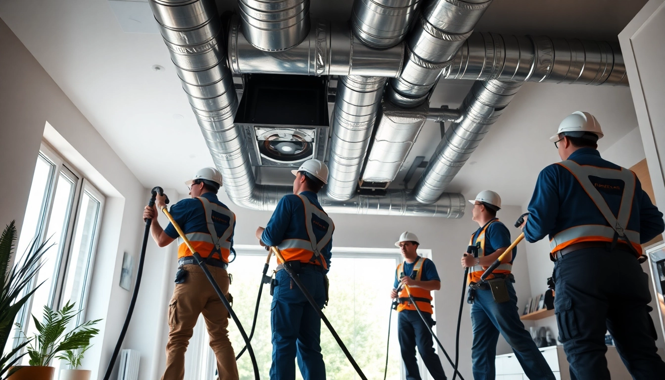 Air Duct Cleaning Service with certified technicians using advanced equipment to ensure clean indoor air quality.