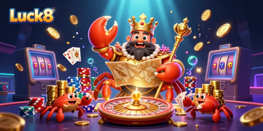 Luck8 promises an immersive online gaming experience with a vibrant casino atmosphere.