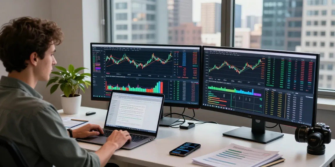 TradingView 实时行情分析工作台，交易员在紧凑的现代桌面上分析多资产图表与技术指标。