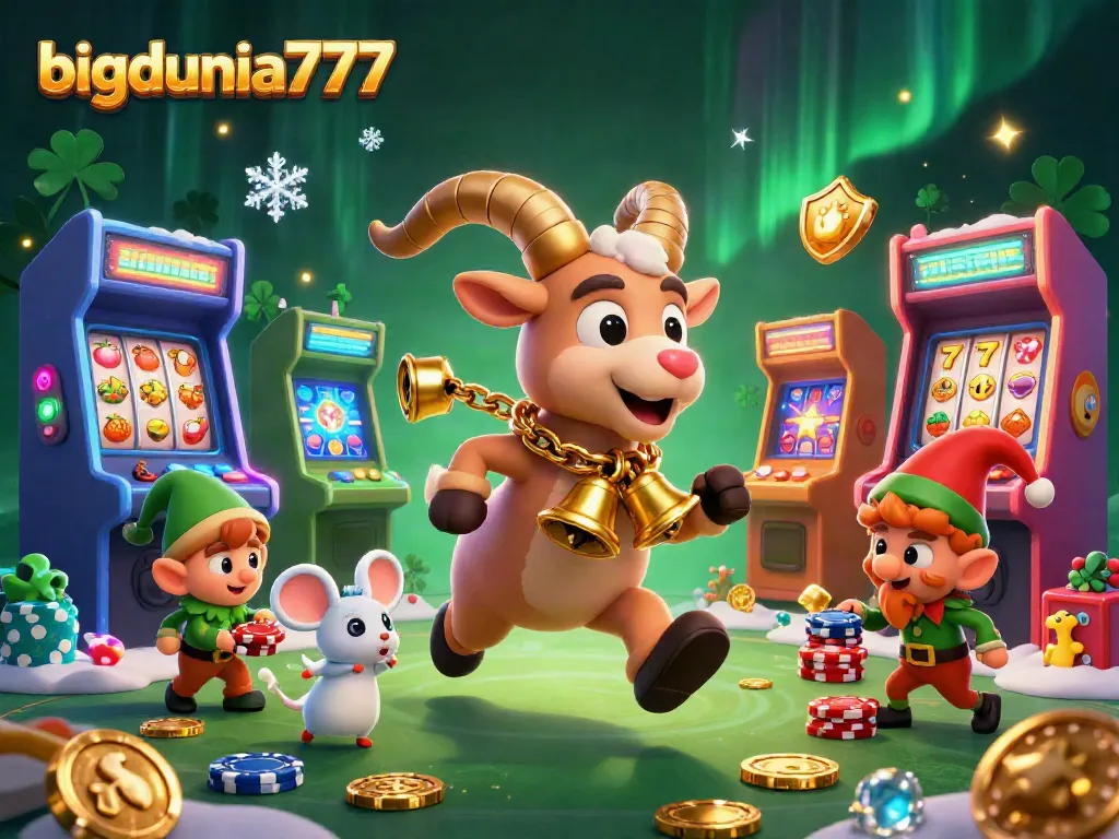 Play festive casino games at bigdunia777 with Krampus, angel mouse, and mischievous elves.