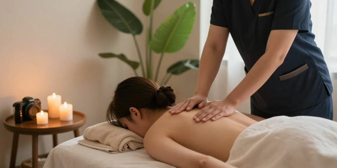 신촌출장안마 massage therapy session in a tranquil setting with soft lighting and soothing ambiance.