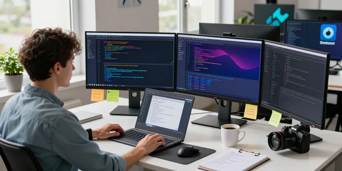 Efficient workflow using Snipaste screenshot software download in a modern workspace.