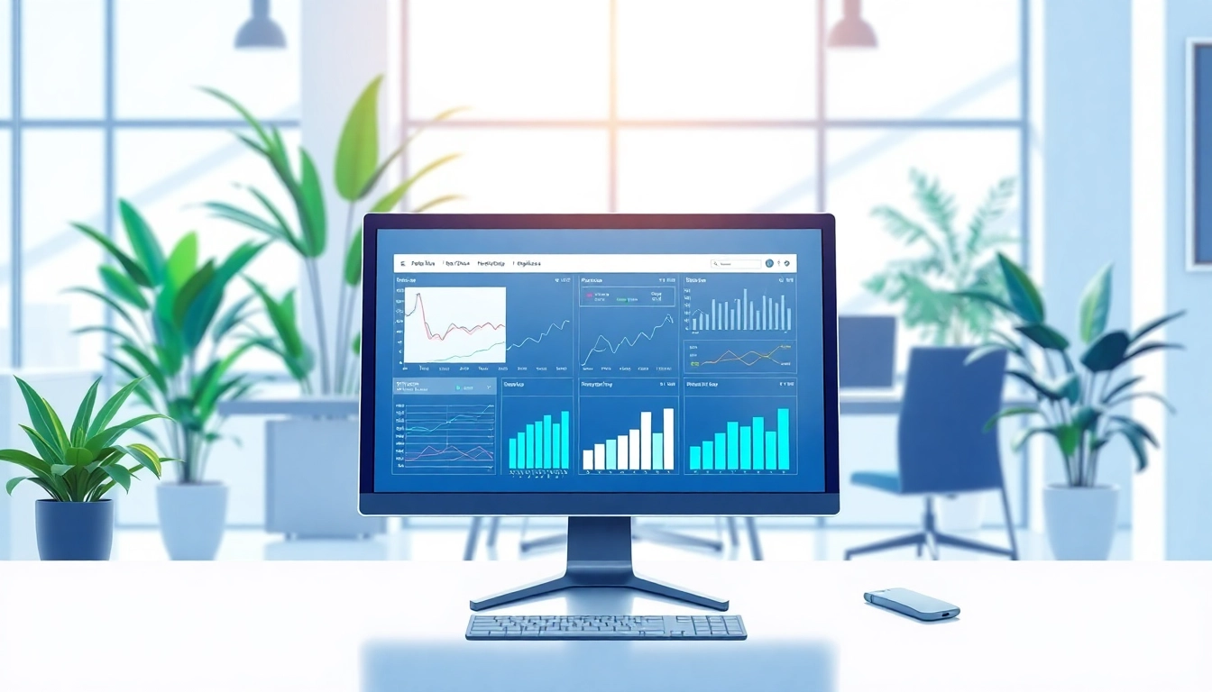 Showcasing the best sales navigator scraping tool with modern data analytics in a professional office.