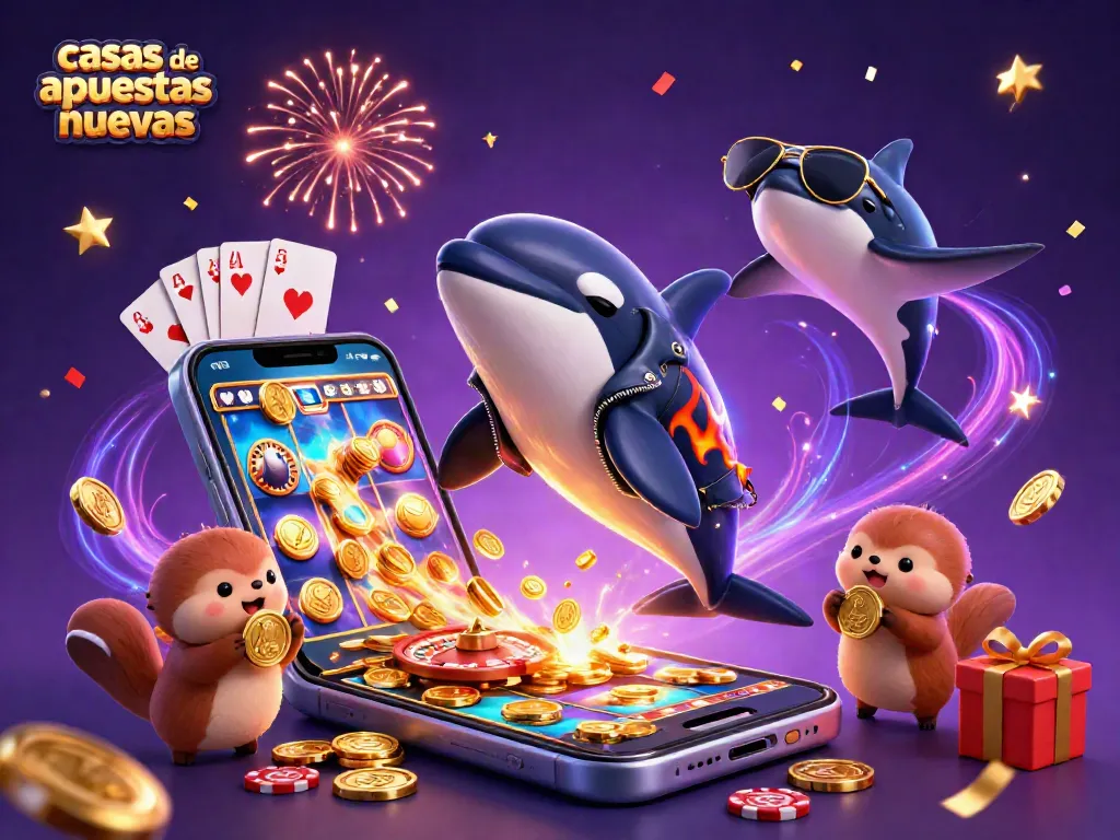 Casas de apuestas nuevas: disfruta de la emoción de apostar con un orca y amigos en un mundo de juegos.