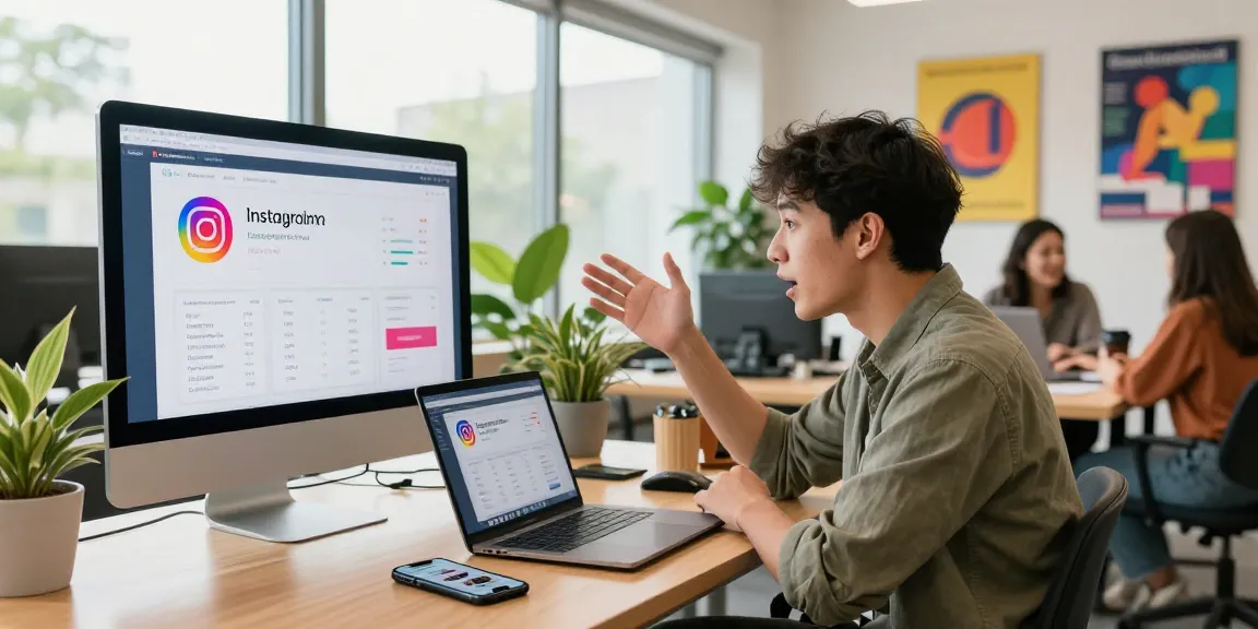 Purchase Instagram views effectively in a vibrant co-working space.