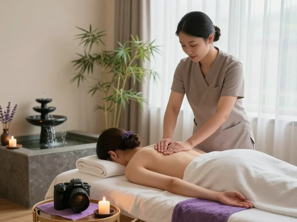 Calm massage therapy session showcasing Swedish massage techniques in a soothing environment.