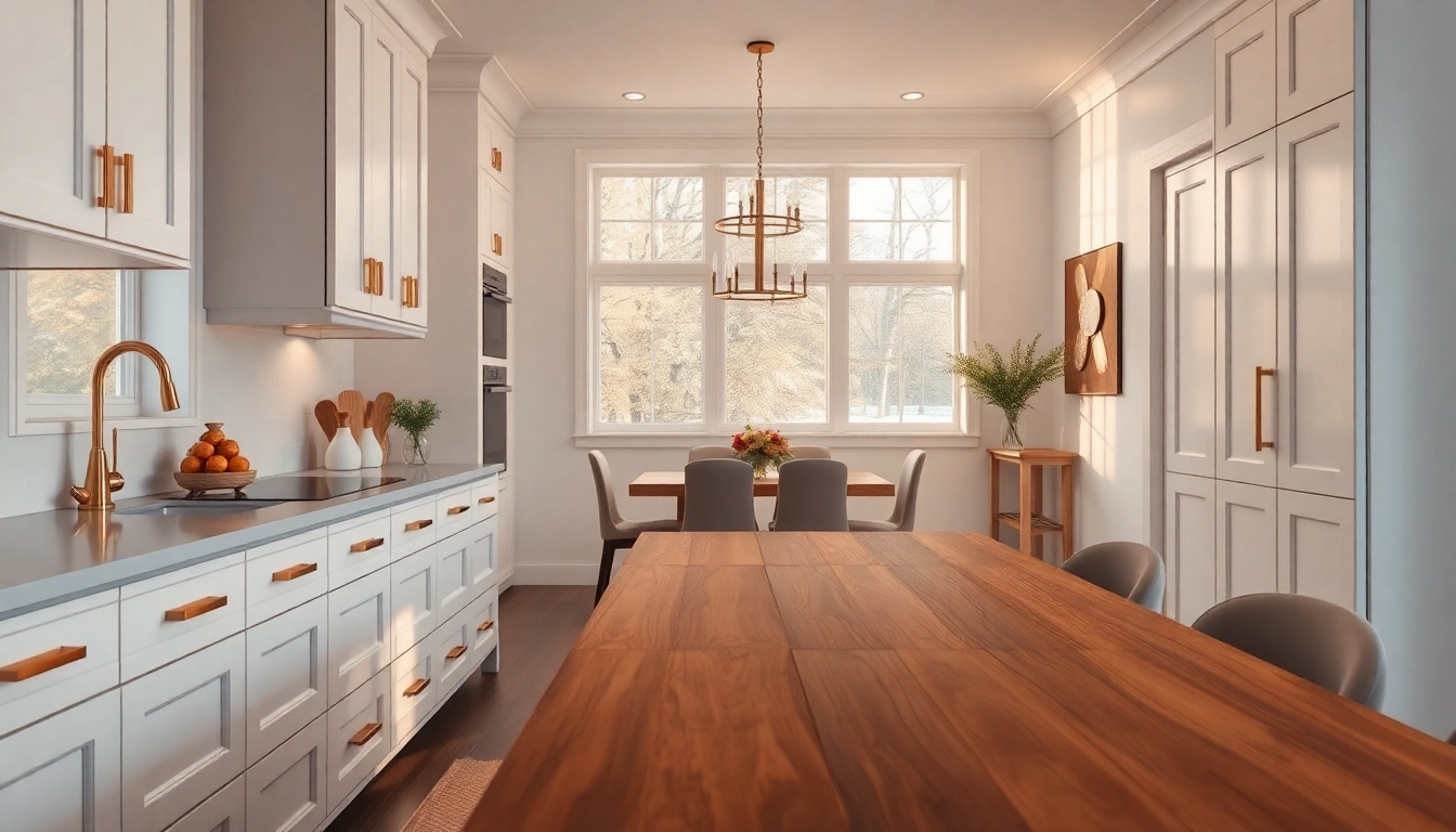 Cabinet Refacing Saint Petersburg FL: Modern kitchen with beautifully refaced cabinets.