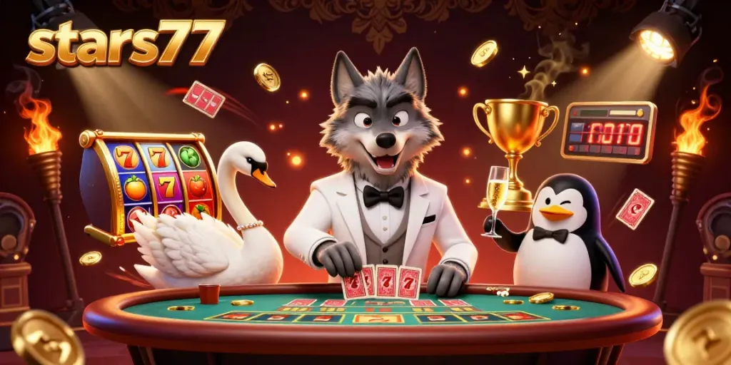 Menang di permainan slot dengan stars77, tayangan kartun menarik di kasino.