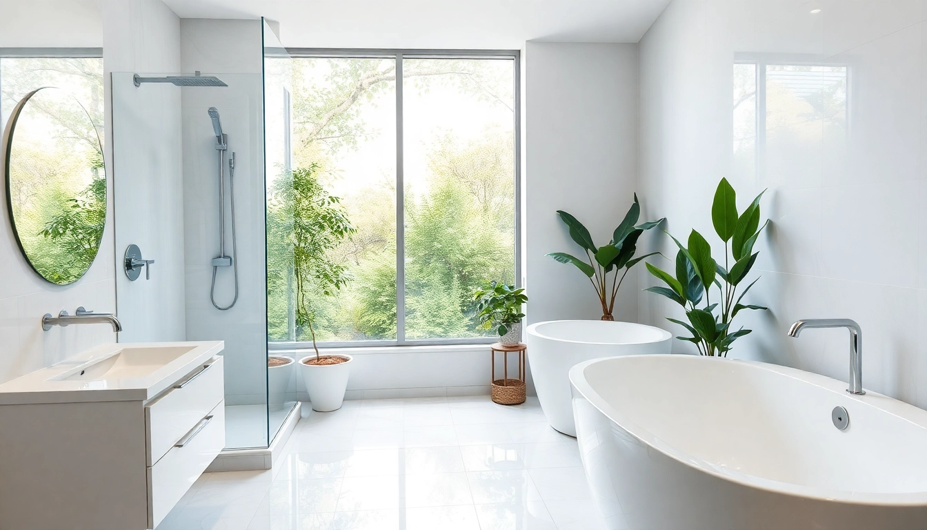 Der moderne Badezimmerentwurf von sonni sanitär GmbH mit hochwertigen Armaturen und eleganten Details.