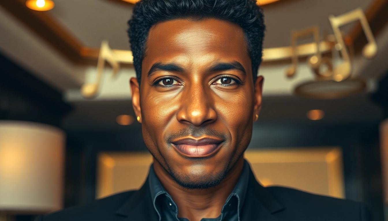 Illustration of Babyface showcasing his success and lifestyle, highlighting baby face net worth 2023.