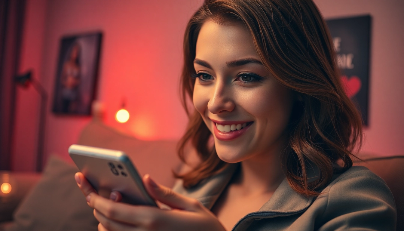 Engaging chat scene illustrating the essence of ai sexting in a cozy atmosphere.