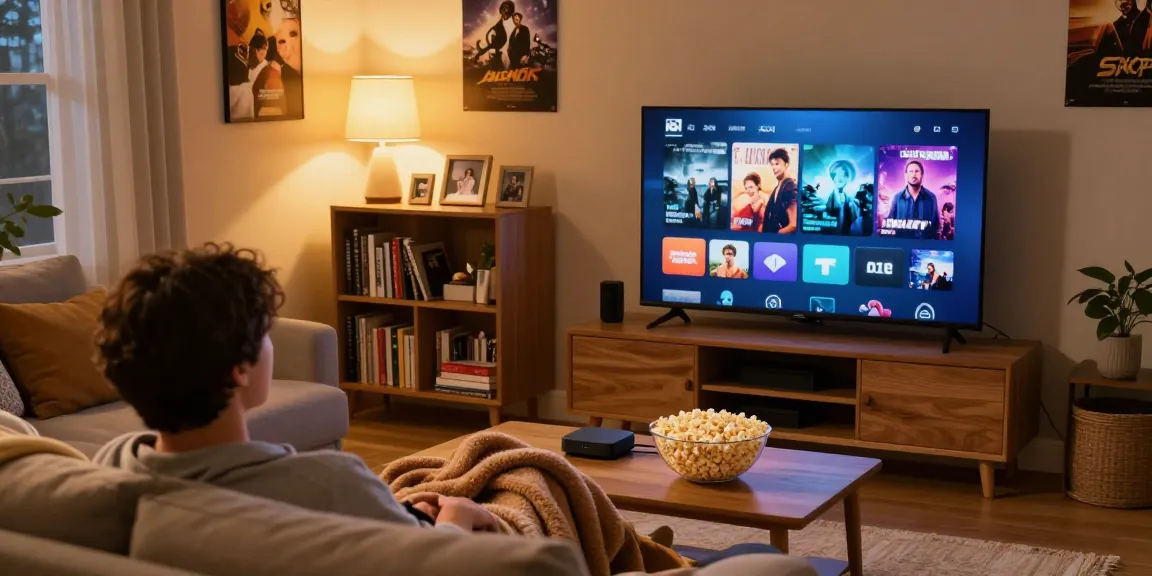 Experience Movies2watch with cozy streaming in a comfortable living room setting.