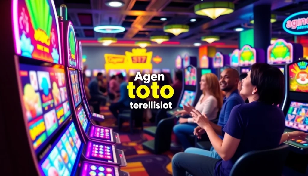 Menangkan pengalaman bermain agen toto terbaik slot dalam suasana kasino yang meriah dan penuh warna.