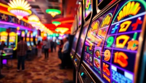 Menangkan slot gacor hari ini dengan permainan slot yang penuh warna dan suasana kasino yang hidup.